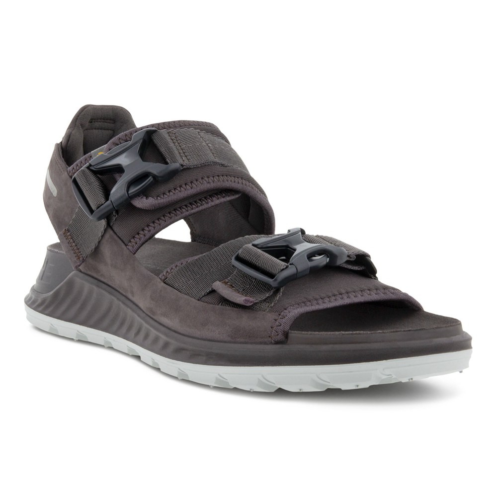 Sandalias Hombre - ECCO Exowrap 2S Buckle - Grises Oscuro - BLT678204